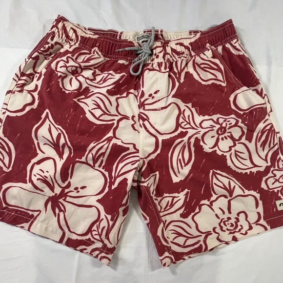 Tropical Floral Swim Trunks for Men - Picture 1 of 9